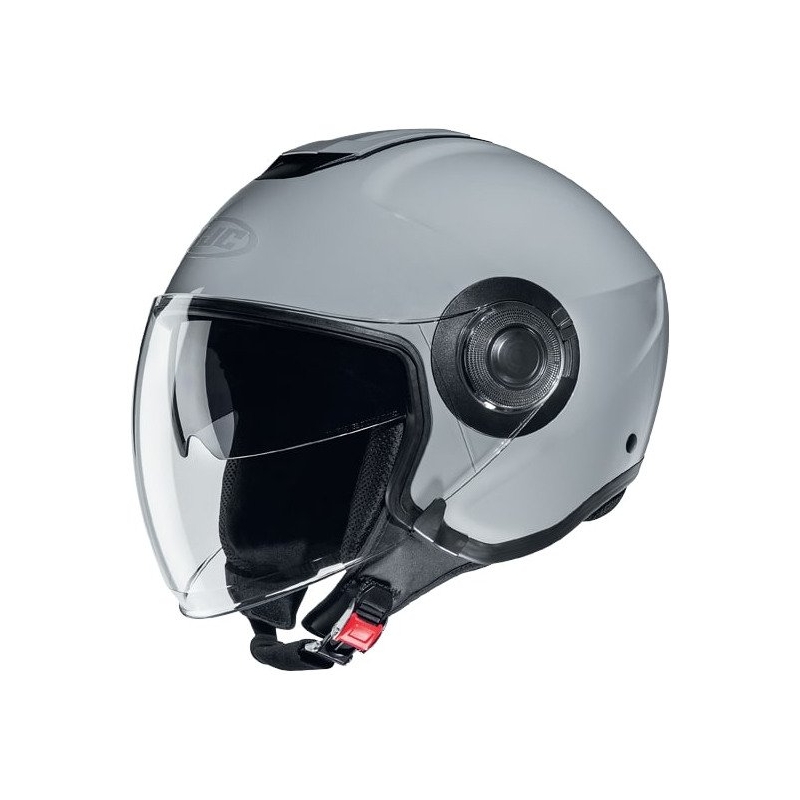 Otvorená prilba na motocykel HJC i40N Solid sivá