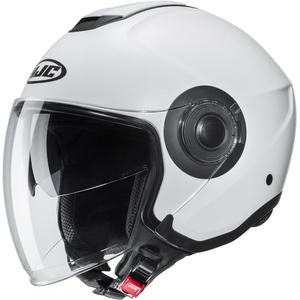 Otvorená helma na motorku HJC i40N Solid perleťová biela