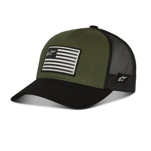 Šiltovka Alpinestars Flag Snap Hat zeleno-čierna