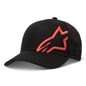 Šiltovka Alpinestars Corp Snap 2 Hat čierno-fluo červená