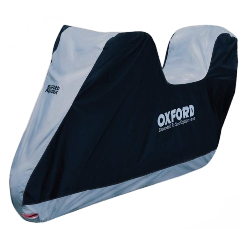 Plachta na motorku s priestorom na kufor Oxford Aquatex čierno-strieborná