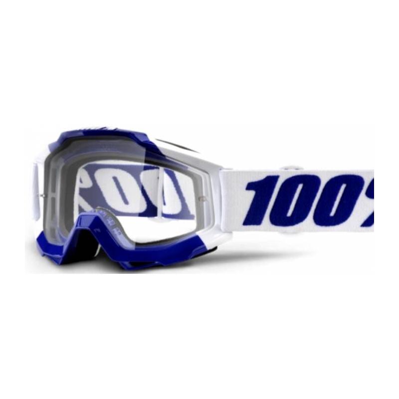 Okuliare 100 % Accura Calgary (číre plexisklo s kolíkmi pre strhávačky