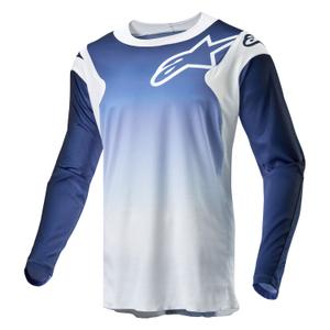 Motokrosový dres Alpinestars Racer Hoen bielo-modrý