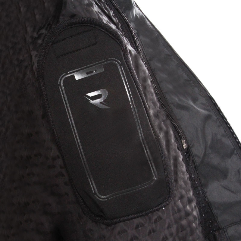 Bunda na motorku Street Racer Flex čierno-fluo žltá