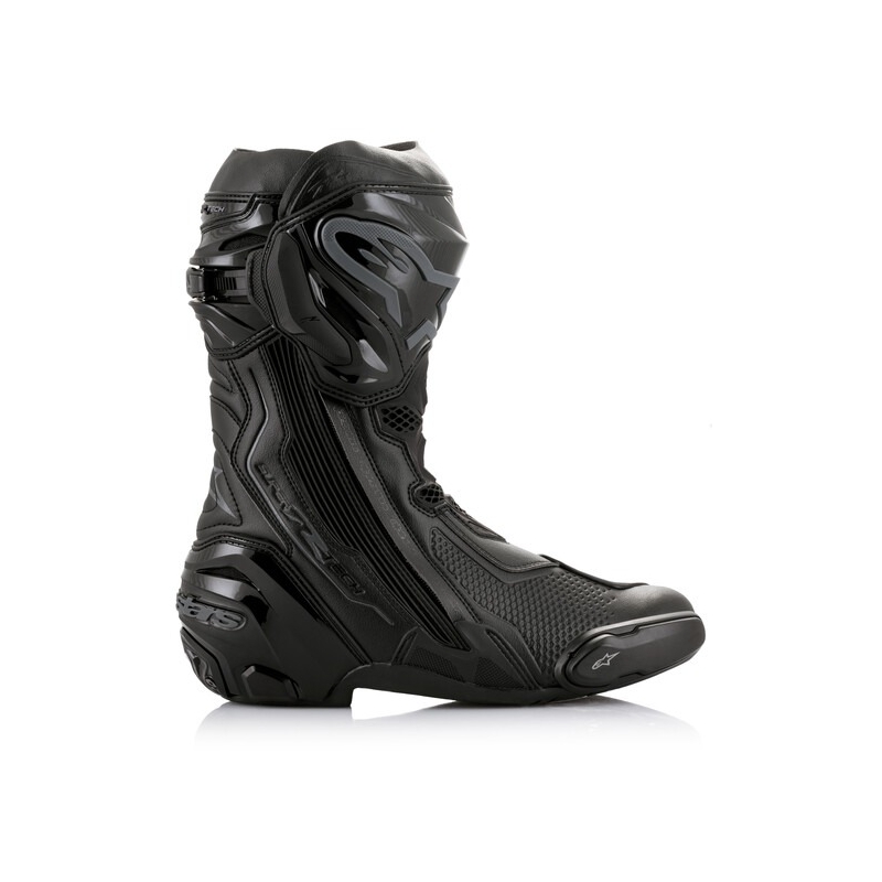 Topánky na motorku Alpinestars Supertech R čierno-čierne
