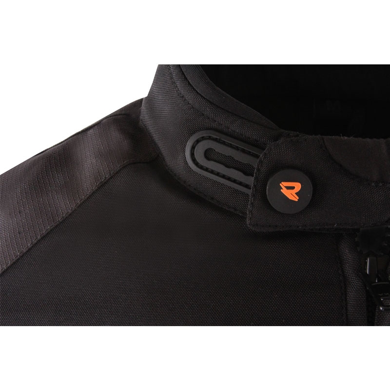 Bunda na motorku Street Racer Flex Air čierno-oranžová