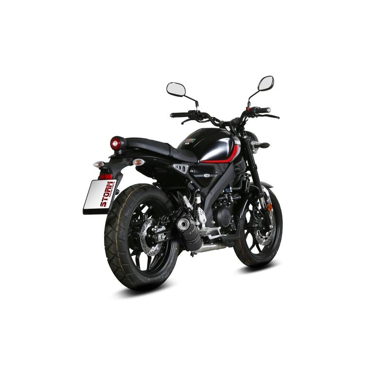 Výfuk kompletný 1x1 STORM GP Black with carbon cap