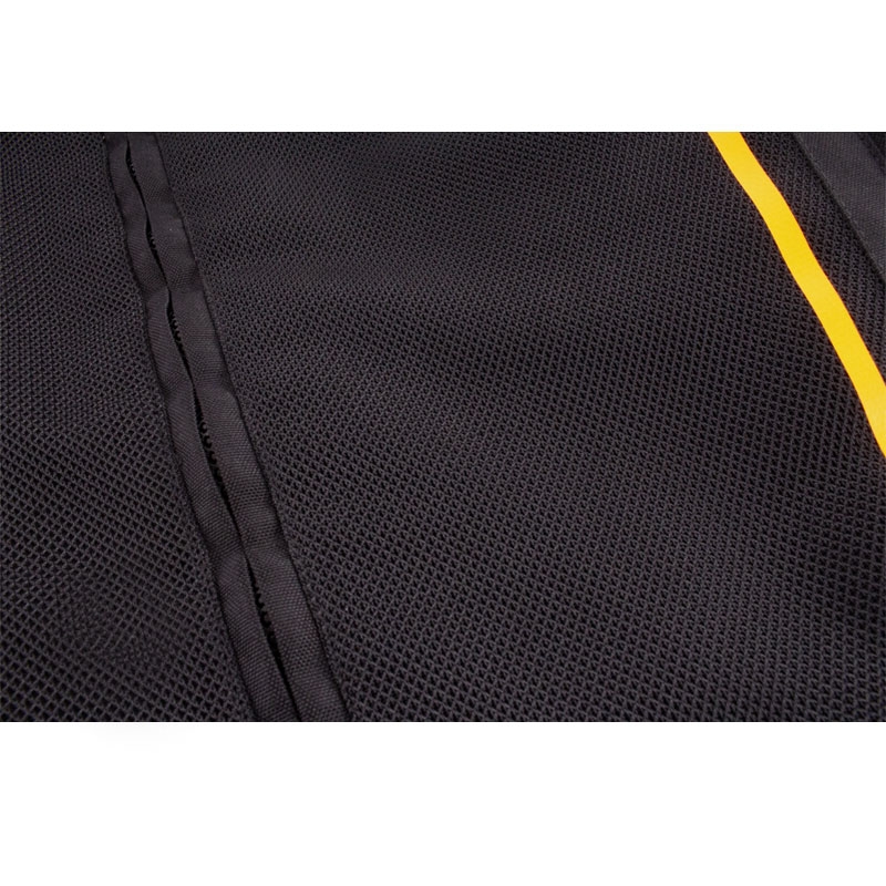 Bunda na motorku Street Racer Flex Air čierno-oranžová