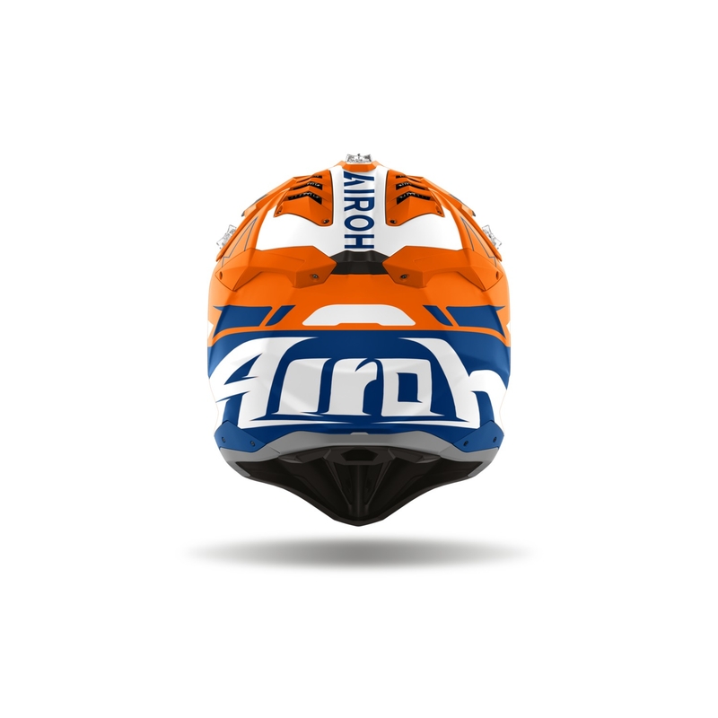 Motokrosová prilba Airoh Aviator 3 Spin fluo oranžová matná