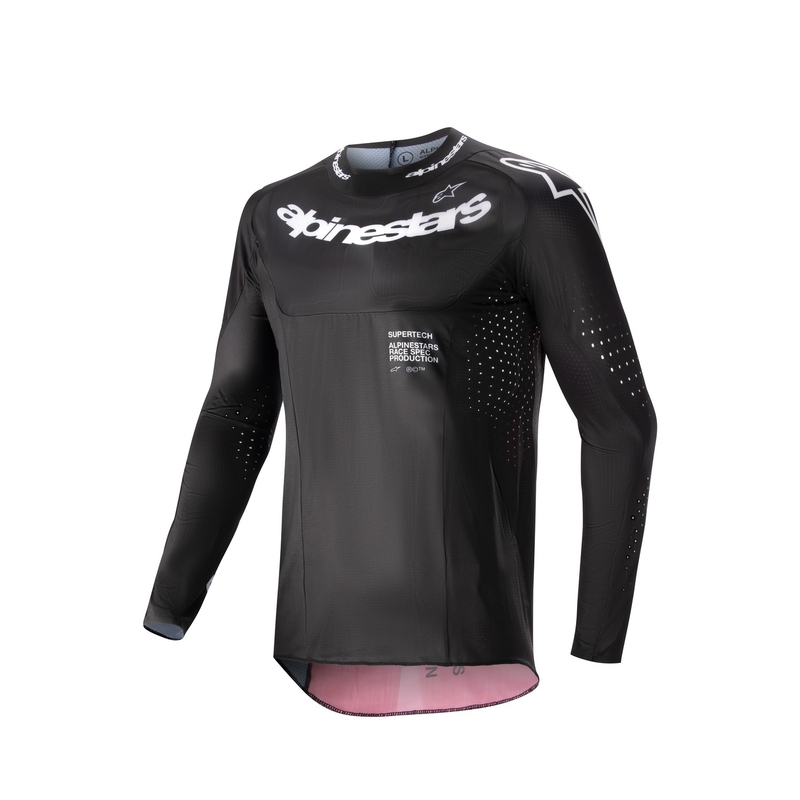Motokrosový dres Alpinestars Supertech Ward 2024 čierno-červeno-biely