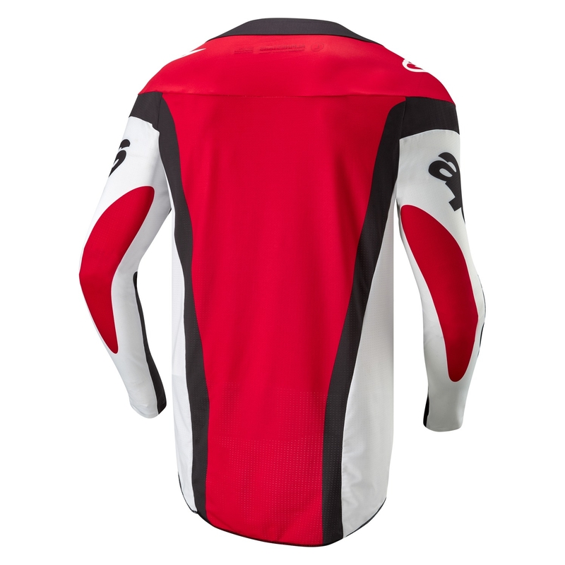 Motokrosový dres Alpinestars Techstar Ocuri červeno-bielo-čierny