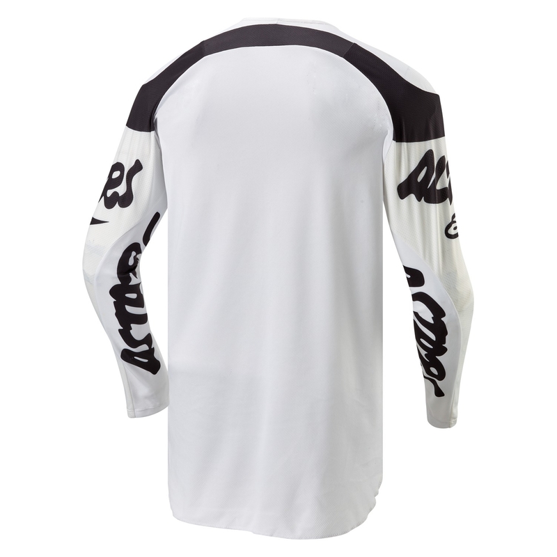 Motokrosový dres Alpinestars Racer Hana bielo-čierny