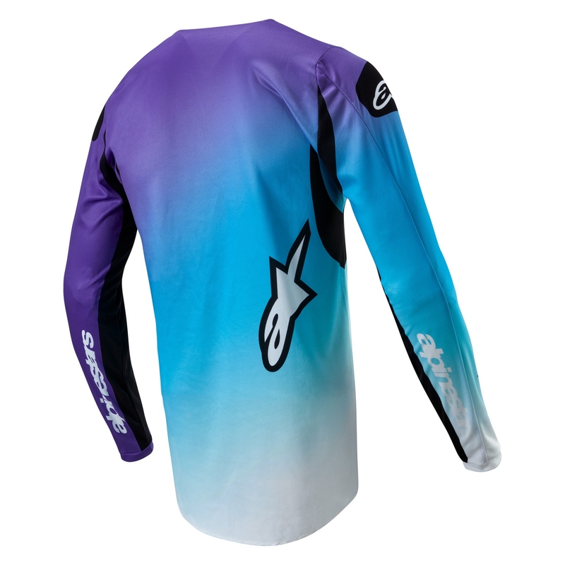 Dámsky motokrosový dres Alpinestars Stella Fluid 2024 bielo-fialový