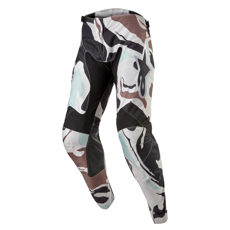 Motokrosové nohavice Alpinestars Racer Tactical 2024 hrdzavo camo-sivé