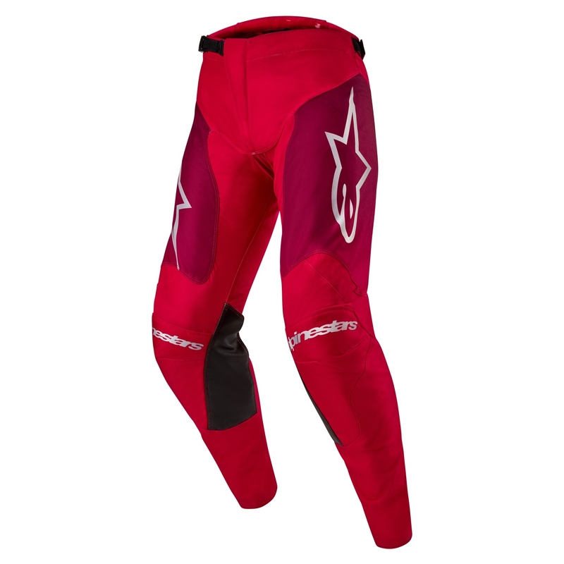 Motokrosové nohavice Alpinestars Racer Hoen červeno-vínové