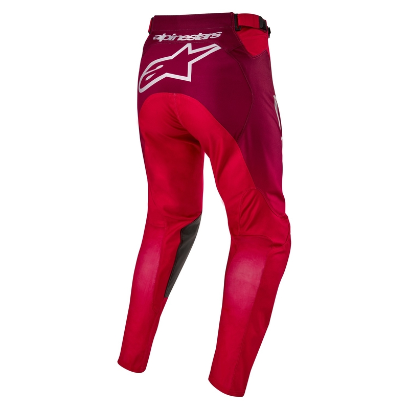 Motokrosové nohavice Alpinestars Racer Hoen červeno-vínové