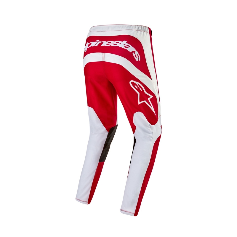 Motokrosové nohavice Alpinestars Fluid Lurv 2024 červeno-biele výpredaj
