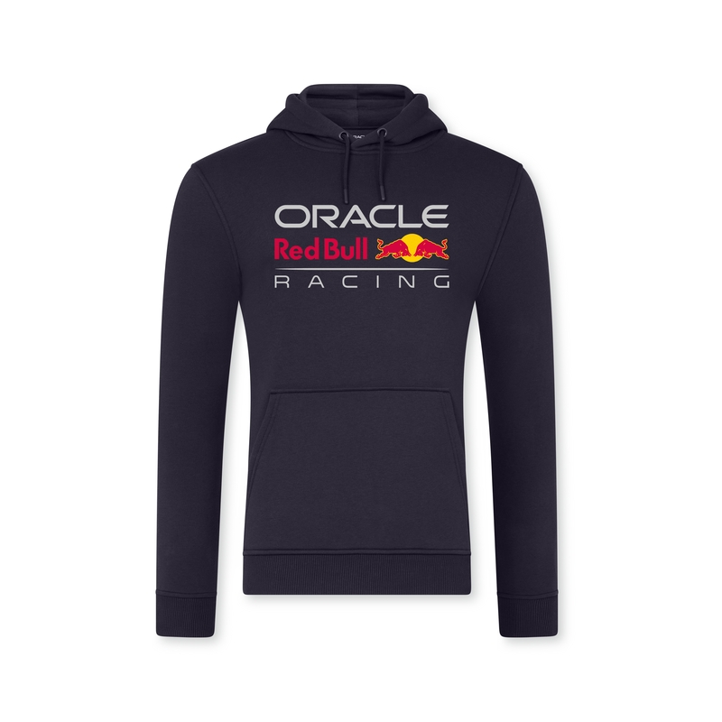 Mikina Red Bull Racing F1 Core Mono tmavo modrá s farebným logom