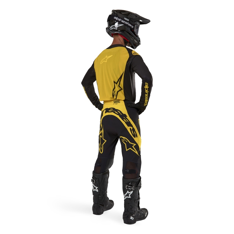 Motokrosové nohavice Alpinestars Supertech Ward 2024 čierno-žlté