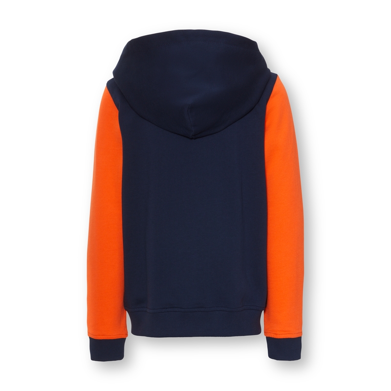 Detská mikina KTM Apex Zip-Hoodie modro-oranžová výpredaj