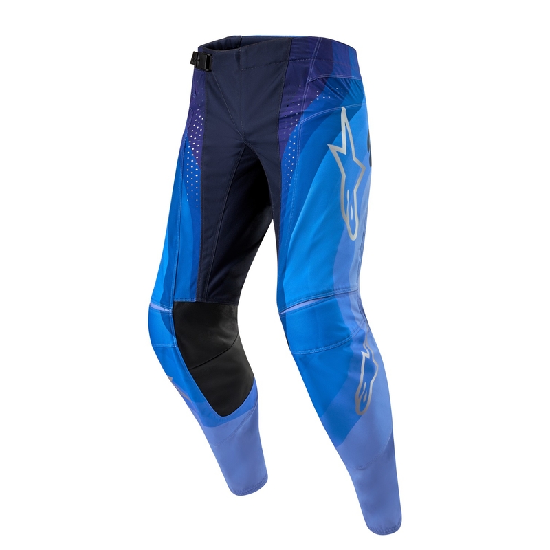 Motokrosové nohavice Alpinestars Techstar Pneuma 2024 modro-svetlo modro-čierne