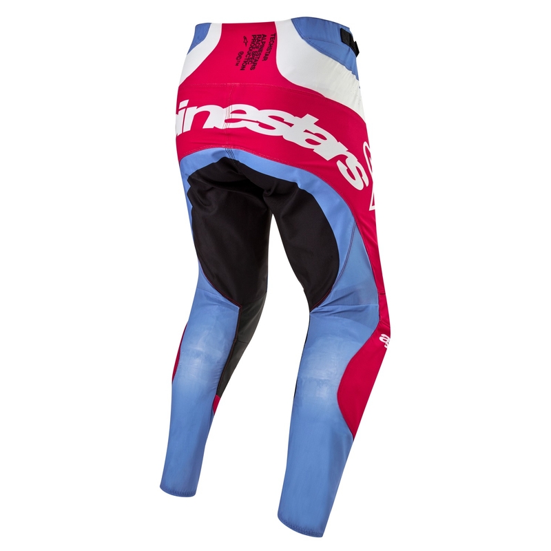 Motokrosové nohavice Alpinestars Techstar Ocuri svetlo modro-bielo-červené