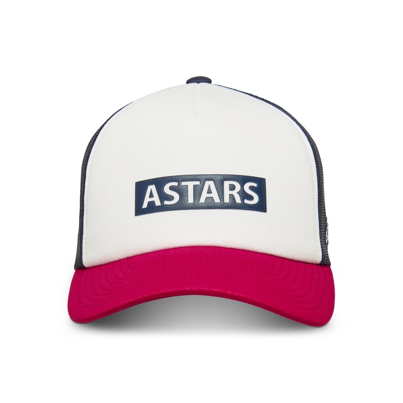 Šiltovka Alpinestars Clarified Foam bielo-červená