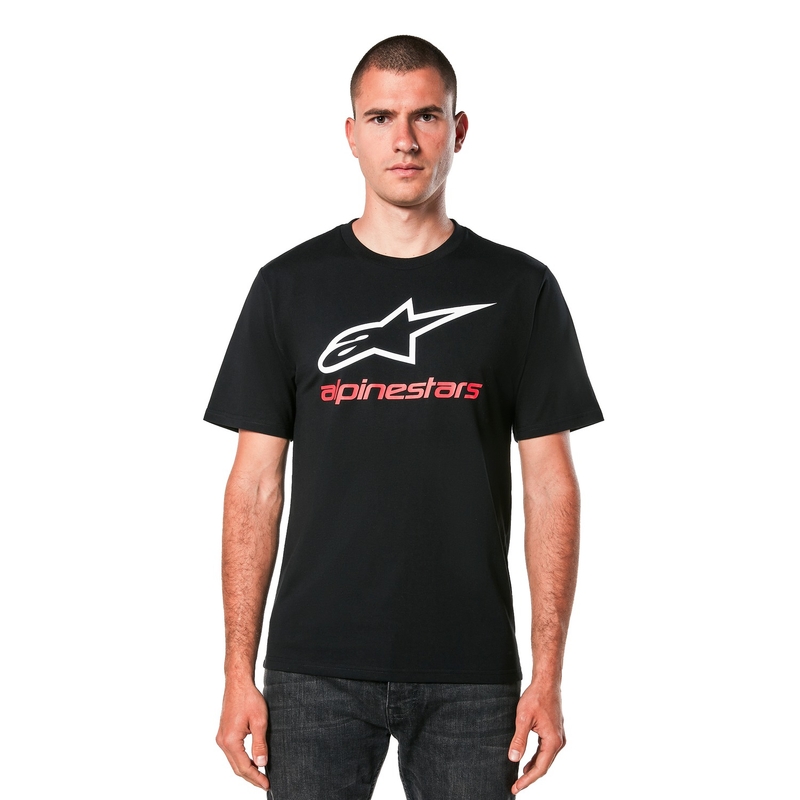 Tričko Alpinestars Always 2.0 CSF čierno-bielo-červené
