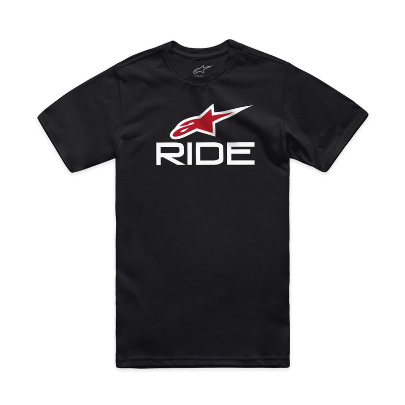 Tričko Alpinestars Ride 4.0 CSF čierno-bielo-červené