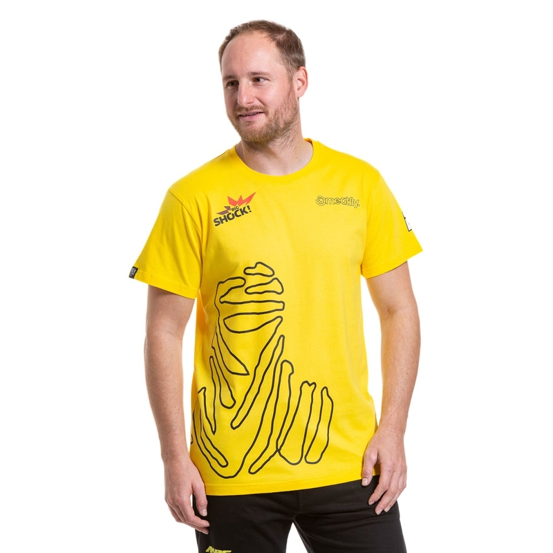 Tričko Meatfly Dakar žlté