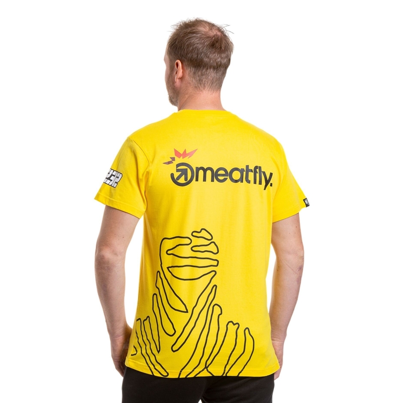 Tričko Meatfly Dakar žlté