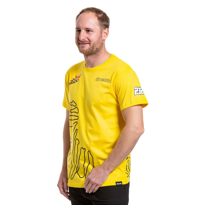Tričko Meatfly Dakar žlté