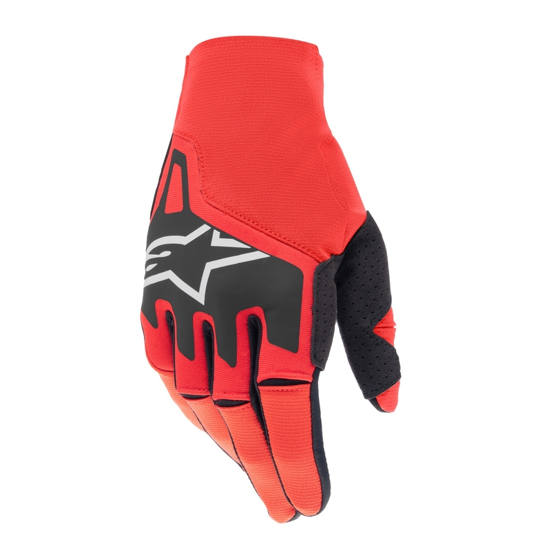 Motokrosové rukavice Alpinestars Techstar červeno-čierno-biele