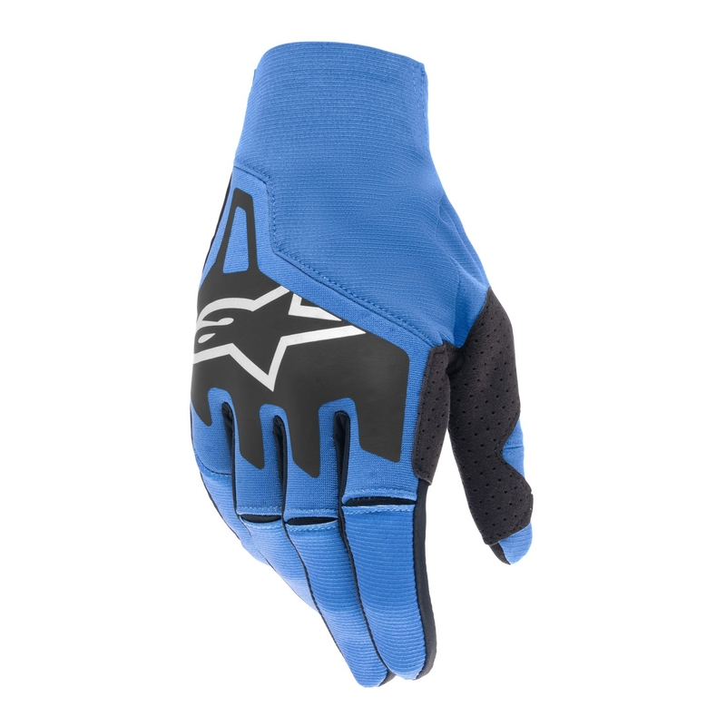 Motokrosové rukavice Alpinestars Techstar modro-čierno-biele