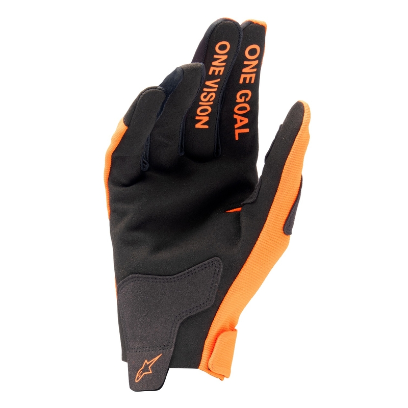 Motokrosové rukavice Alpinestars Radar 2024 oranžovo-čierne