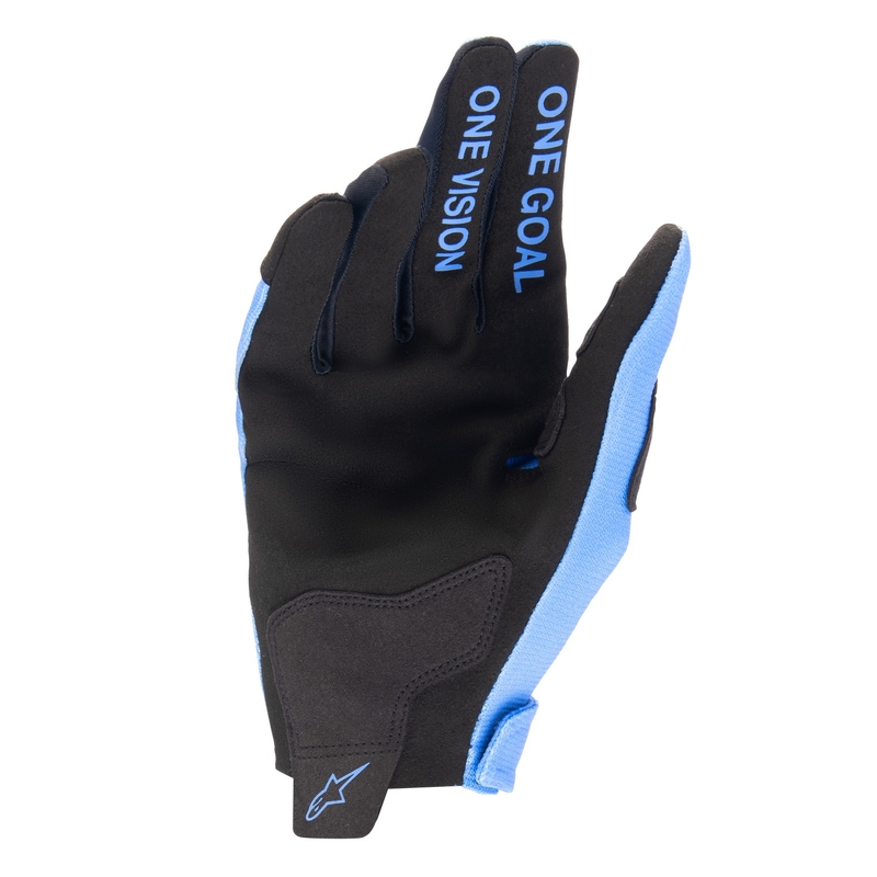 Motokrosové rukavice Alpinestars Radar 2024 svetlo modro-čierne