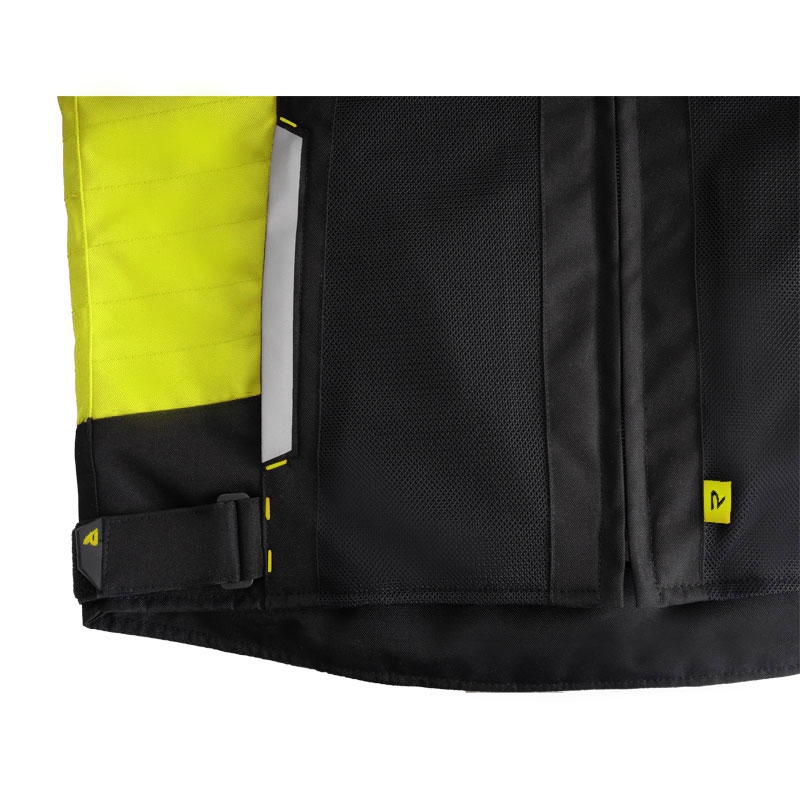 Bunda na motorku Street Racer Evans Air čierno-fluo žltá