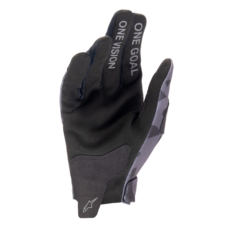 Motokrosové rukavice Alpinestars Radar šedá camo-čierne
