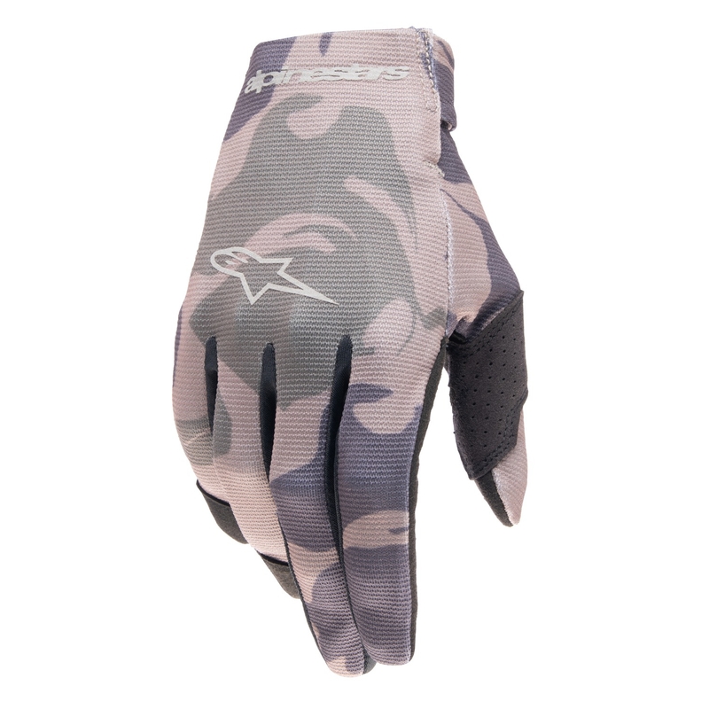 Motokrosové rukavice Alpinestars Radar zelená camo-hnedé