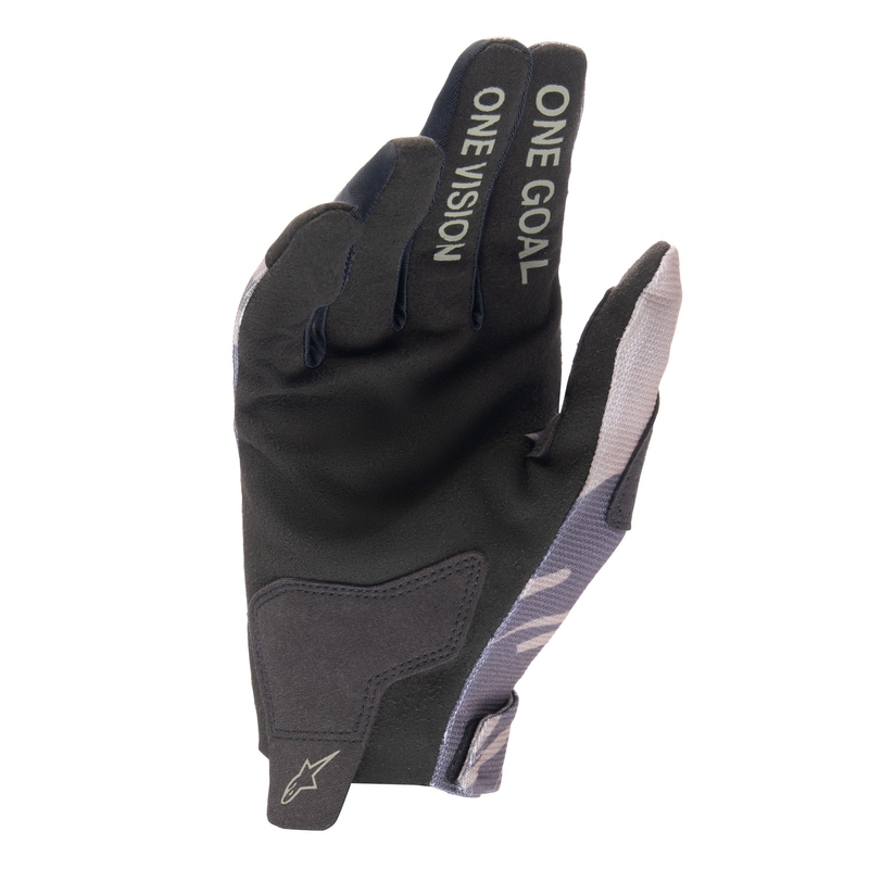 Motokrosové rukavice Alpinestars Radar zelená camo-hnedé