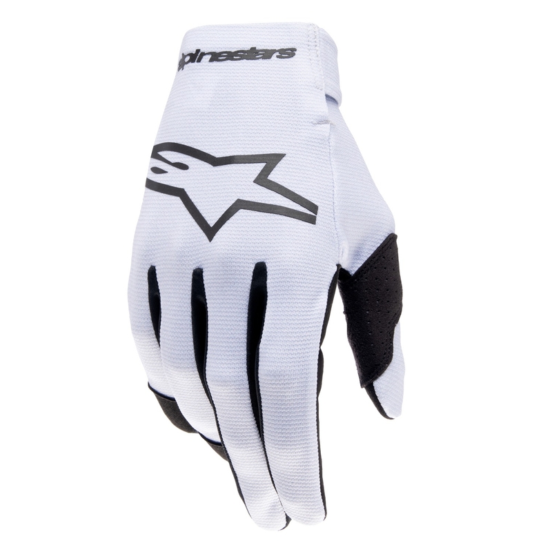 Motokrosové rukavice Alpinestars Radar svetlo šedo-čierne