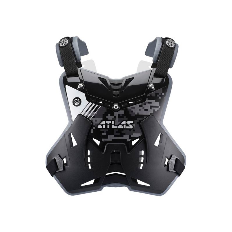 Chránič hrude Defender Lite Digital Stealth, ATLAS (čierna, veľ. UNI)