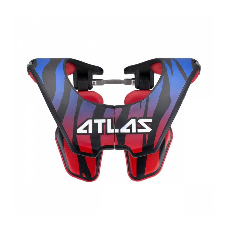 Chránič krčnej chrbtice Tyke beast, ATLAS detský (modrá / červená, Veľ. UNI)