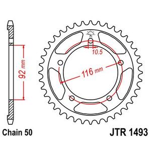 Reťazová rozeta JT JTR 1493-41 41T, 530