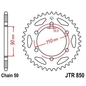 Reťazová rozeta JT JTR 850-31 31T, 530