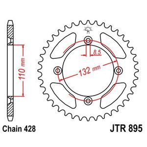 Reťazová rozeta JT JTR 895-46 46T, 428