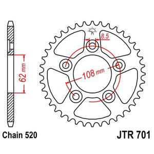 Reťazová rozeta JT JTR 701-38 38T, 520