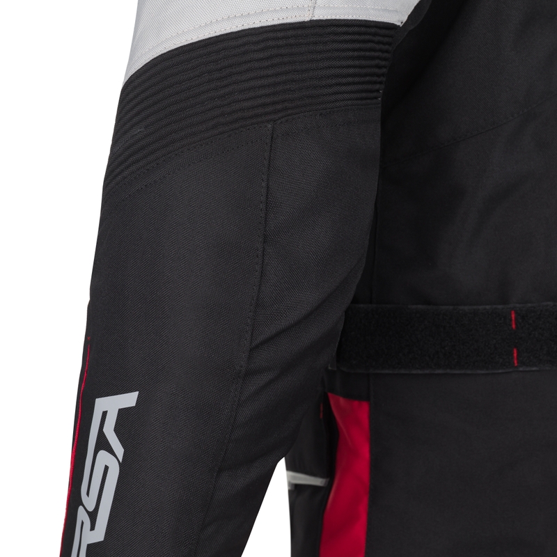 Bunda na motocykel RSA EXO 2 čierno-šedo-modrá