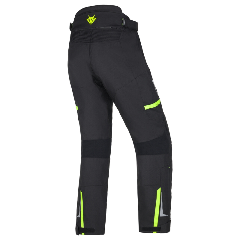 Nohavice na motocykel RSA EXO 2 čierno-fluo žlté