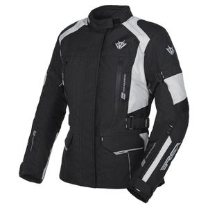 Dámska bunda na motocykel RSA EXO 2 čierno-šedá